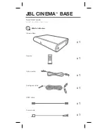 Preview for 2 page of JBL CINEMA BASE Quick Start Manual