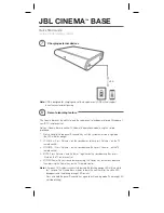 Preview for 7 page of JBL CINEMA BASE Quick Start Manual