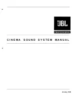 JBL CINEMA SOUND SET UP Manual предпросмотр