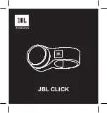 Предварительный просмотр 1 страницы JBL CLICK Quick Start Manual