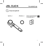 Предварительный просмотр 9 страницы JBL CLICK Quick Start Manual