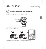 Предварительный просмотр 11 страницы JBL CLICK Quick Start Manual