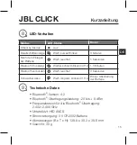 Предварительный просмотр 15 страницы JBL CLICK Quick Start Manual