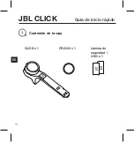 Предварительный просмотр 16 страницы JBL CLICK Quick Start Manual