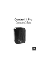 JBL Control 1 Pro Product User Manual предпросмотр