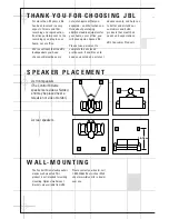 Preview for 2 page of JBL CONTROL 1XTREME User Manual