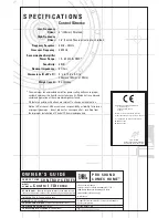 Preview for 4 page of JBL CONTROL 1XTREME User Manual