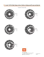 Preview for 4 page of JBL Control 28T-60 Specification