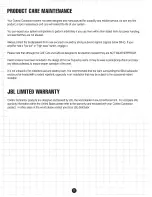 Preview for 12 page of JBL Control Control 23 Owner'S Manual