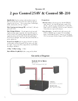 Предварительный просмотр 10 страницы JBL Control SB210 Application Manual