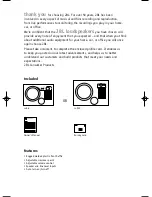 Предварительный просмотр 3 страницы JBL Control Series Owner'S Manual