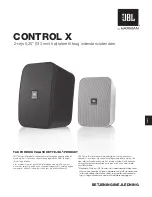 Предварительный просмотр 45 страницы JBL CONTROL X Owner'S Manual