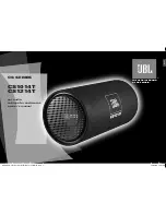 JBL CS1014T Owner'S Manual предпросмотр