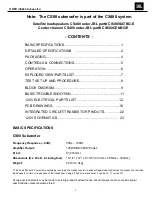 Preview for 2 page of JBL CS480 Service Manual