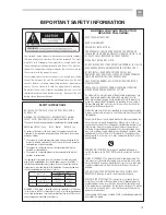 Preview for 3 page of JBL CSA-2120 Operation Manual