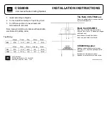 JBL CSS8008 Installation Instructions предпросмотр