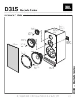 Предварительный просмотр 2 страницы JBL D315 Technical Manual