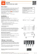 Preview for 3 page of JBL DA1650 Quick Start Manual