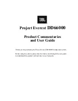 JBL DD66000CH-EVEREST II [DD66000CH] User Manual предпросмотр