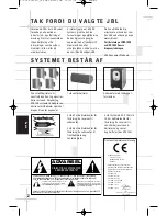 Предварительный просмотр 72 страницы JBL DSC 1000 Owner'S Manual