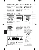 Предварительный просмотр 82 страницы JBL DSC 1000 Owner'S Manual