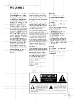 Предварительный просмотр 3 страницы JBL DSC 400 Owner'S Manual