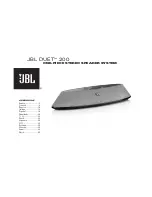 JBL DUET 200 Uesr Manual предпросмотр