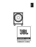 JBL E150P Owner'S Manual предпросмотр