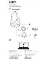 Preview for 2 page of JBL E40BT Quick Start Manual