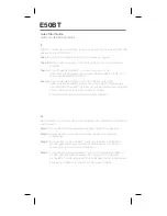 Preview for 9 page of JBL E50BT Quick Start Manual