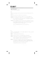 Preview for 10 page of JBL E50BT Quick Start Manual