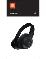 JBL E65BTNC Quick Start Manual preview