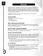 Preview for 3 page of JBL EON PowerSub G2 User Manual