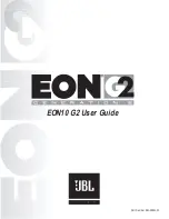 JBL EON10 User Manual предпросмотр