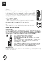 Preview for 10 page of JBL EON10 User Manual