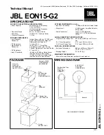 Preview for 29 page of JBL EON15 G2 Technical & Service Manual