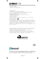 Preview for 12 page of JBL EVEREST 110 Quick Start Manual