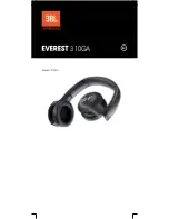 JBL Everest 310GA Quick Start Manual предпросмотр