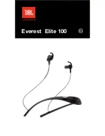 Предварительный просмотр 1 страницы JBL Everest Elite 100 Quick Start Manual