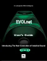 JBL EVOi.net User Manual preview