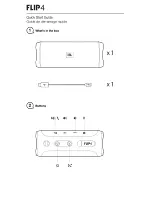 Preview for 2 page of JBL FLIP4 Quick Start Manual