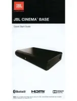 JBL G CINEMA Quick Start Manual preview