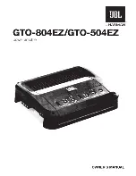 Preview for 1 page of JBL GT0-504EZ Owner'S Manual