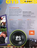 Preview for 1 page of JBL GT5-10 Specifications