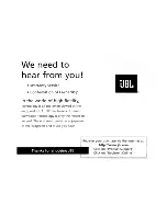 Preview for 12 page of JBL gto 301.1 II Owner'S Manual