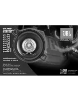 JBL GTO326 Owner'S Manual preview