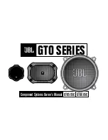 JBL GTO505C Owner'S Manual предпросмотр