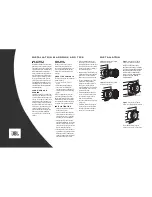 Предварительный просмотр 2 страницы JBL gto506c Owner'S Manual