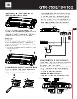 Preview for 5 page of JBL GTR-7535/104/102 Quick Start Manual
