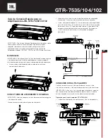 Preview for 9 page of JBL GTR-7535/104/102 Quick Start Manual
